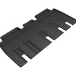 Load image into Gallery viewer, 3D MAXpider 2017-2020 Tesla Model X Folding 7-Seats Kagu 2nd Row Floormats - Black - Main Product View