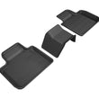 Load image into Gallery viewer, 3D MAXpider 2018-2019 BMW 6 Series Gran Turismo Kagu 2nd Row Floormats - Black - Main Product View