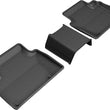 Load image into Gallery viewer, 3D MAXpider 2018-2019 Honda Clarity Plug-in Hybrid Kagu 2nd Row Floormats - Black - Main Product View