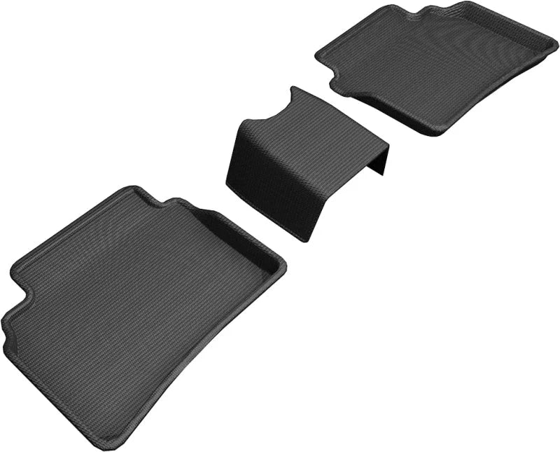 3D MAXpider 2018-2020 Buick Regal Kagu 2nd Row Floormats - Black - Main Product View