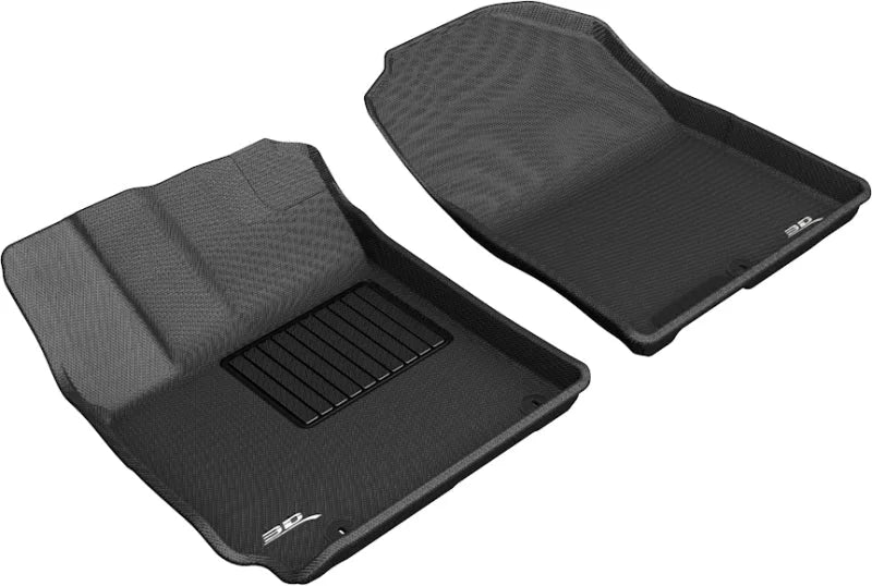 3D MAXpider 2018-2020 Hyundai Kona Kagu 1st Row Floormat - Black - Main Product View