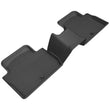 Load image into Gallery viewer, 3D MAXpider 2018-2020 Kia Stinger Kagu 2nd Row Floormats - Black - Main Product View