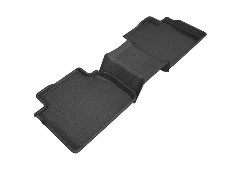 3D MAXpider 2018-2020 Toyota Camry Kagu 2nd Row Floormats - Black - Main Product View