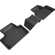 Load image into Gallery viewer, 3D MAXpider 2018-2020 Volvo XC60 Kagu 2nd Row Floormats - Black - Main Product View