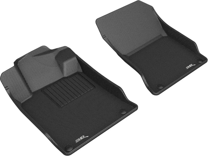 3D MAXpider 2019-2019 Nissan Altima Kagu 1st Row Floormat - Black - Main Product View