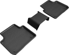 Load image into Gallery viewer, 3D MAXpider 2019-2019 Porsche Cayenne Kagu 2nd Row Floormats - Black - Main Product View