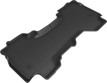 Load image into Gallery viewer, 3D MAXpider 2019-2020 Dodge Ram 1500 Quad Cab Kagu 2nd Row Floormats - Black - Main Product View