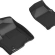 Load image into Gallery viewer, 3D MAXpider 2019-2020 GMC/Chevrolet Sierra 1500/Silverado 1500 Kagu 1st Row Floormat - Black - Main Product View