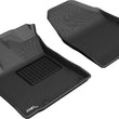 Load image into Gallery viewer, 3D MAXpider 2019-2020 Hyundai Kona Electric Kagu 1st Row Floormat - Black - Main Product View