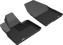 Load image into Gallery viewer, 3D MAXpider 2019-2020 Hyundai Santa Fe Kagu 1st Row Floormat - Black - Main Product View