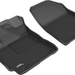 Load image into Gallery viewer, 3D MAXpider 2019-2020 Kia Forte Kagu 1st Row Floormat - Black - Main Product View