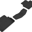 Load image into Gallery viewer, 3D MAXpider 2019-2020 Volvo S60 / V60 / 2020 V60 Cross Country Kagu 2nd Row Floormats - Black - Main Product View