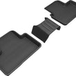 Load image into Gallery viewer, 3D MAXpider 2019-2020 Volvo XC40 Kagu 2nd Row Floormats - Black - Main Product View