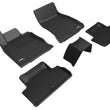 Load image into Gallery viewer, 3D MAXpider 2019-2023 Genesis G70 RWD Kagu 1st &amp; 2nd Row Floormat - Black - Main Product View