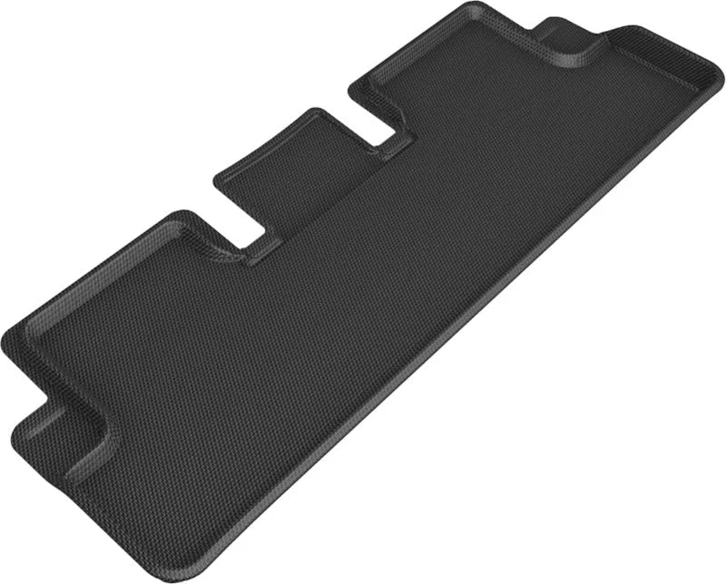 3D MAXpider 2020-2021 Tesla Model 3 Kagu 2nd Row Floormats - Black - Main Product View