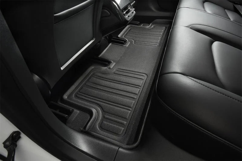 3D MAXpider 2020-2022 Tesla Model 3 Elitect 1st & 2nd Row Floormats - Black - Side View