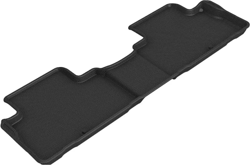 3D MAXpider 2020 Kia Telluride Kagu 2nd Row Floormats - Black - Main Product View