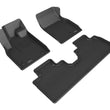 Load image into Gallery viewer, 3D MAXpider 2021 Ford Mustang Mach-E Kagu 1st &amp; 2nd Row Floormat - Black - Main Product View