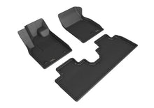Load image into Gallery viewer, 3D MAXpider 2021 Ford Mustang Mach-E Kagu 1st &amp; 2nd Row Floormat - Black - Main Product View