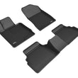 Load image into Gallery viewer, 3D MAXpider 2021+ Kia K5 FWD Kagu 1st &amp; 2nd Row Floormats - Black - Main Product View