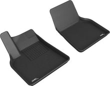 Load image into Gallery viewer, 3D MAXpider 2021 Tesla Model Y Kagu 1st Row Floormat - Black - Main Product View