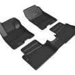 Load image into Gallery viewer, 3D MAXpider 2022 Ford Maverick Hybrid  Kagu 1st &amp; 2nd Row Floormat - Black - Main Product View