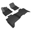 Load image into Gallery viewer, 3D MAXpider 2022+ Toyota Tundra Crew Max Kagu 1st &amp; 2nd Row Floor Liner - Black - Main Product View
