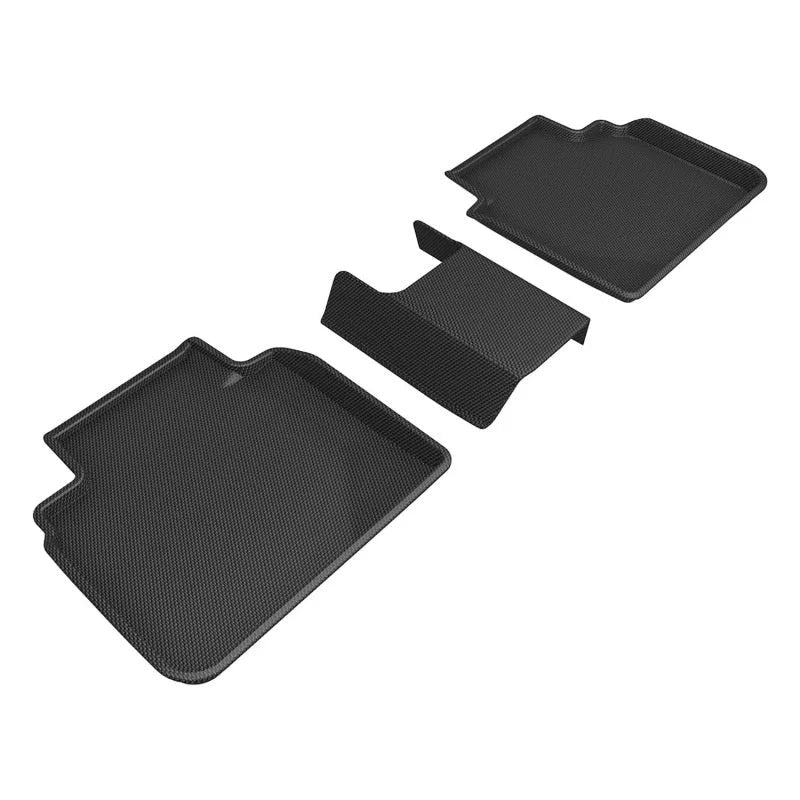 3D MAXpider 2023-2024 Honda Accord Kagu 2nd Row Floormats - Black - Main Product View