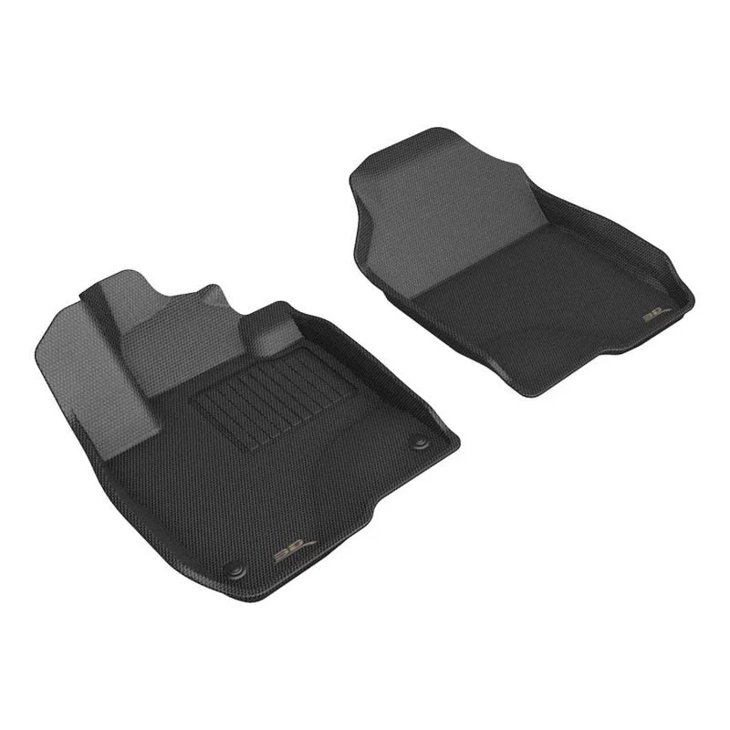 3D MAXpider 2023-2024 Honda HRV Kagu 1st Row Floormat - Black - Main Product View