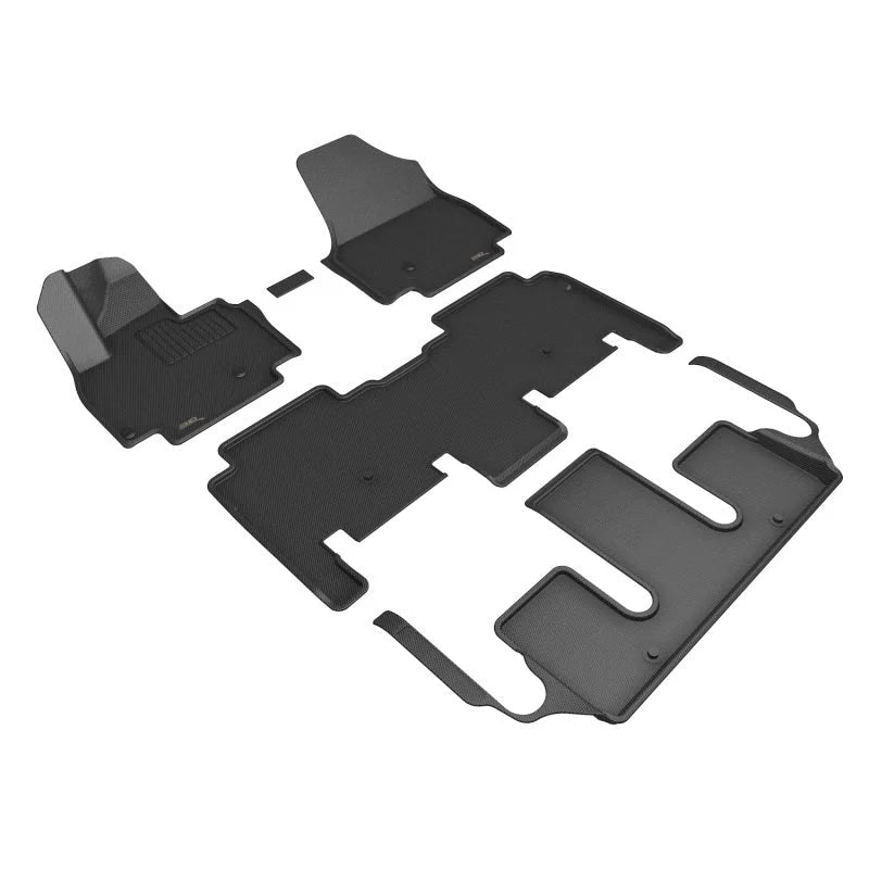 3D MAXpider 2024 Kia EV9 6-Seater Kagu Black - 1st/2nd/3rd Rows - Main Product View