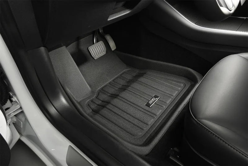 3D MAXpider 2026 Tesla Model Y Juniper Elitect 1st & 2nd Row Floormats - Black - Additional View 5