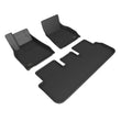Load image into Gallery viewer, 3D MAXpider 21-22 Tesla Model S Kagu 1st &amp; 2nd Row Floormats - Black - Main Product View