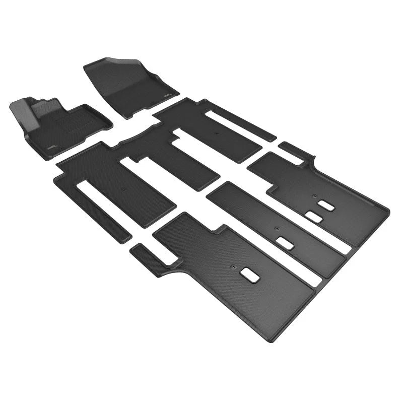 3D MAXpider 21-23 Kia Carnival / Sedona 8-Passenger Kagu Black R1 R2 R3 - Main Product View