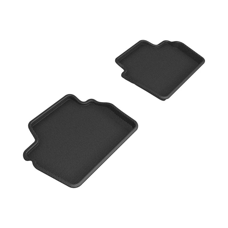 3D MAXpider 21-24 BMW 4 Series Kagu Rear Floor Mat - Black - Main Product View