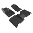 Load image into Gallery viewer, 3D MAXpider 21-24 Ford Bronco Kagu Floor Mat 1st/2nd Row - Black - Main Product View