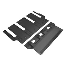 Load image into Gallery viewer, 3D MAXpider 21-24 Toyota Sienna 7-Seat Kagu 3rd Row Floormats - Black - Main Product View