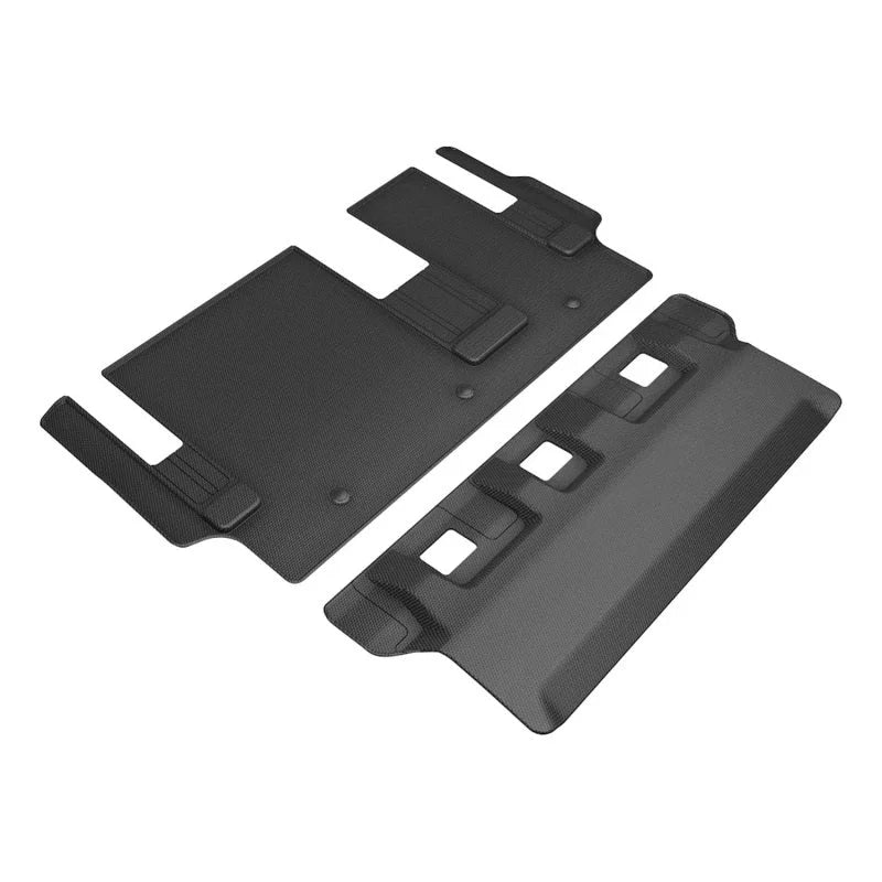 3D MAXpider 21-24 Toyota Sienna 8-Seat Kagu 3rd Row Floormats - Black - Main Product View