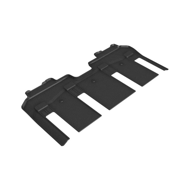 3D MAXpider 21-24 Toyota Sienna Kagu 2nd Row Floormats - Black - Main Product View