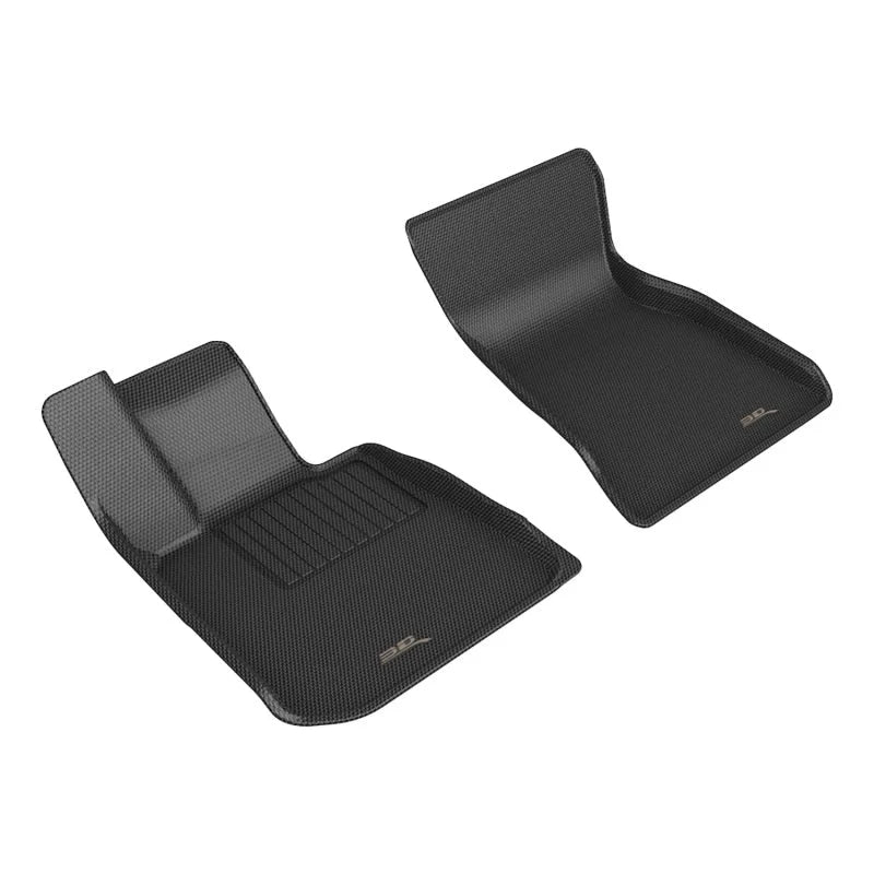 3D MAXpider 22-24 BMW i4 (G26) R1 Floor Mat - Kagu Black - Main Product View