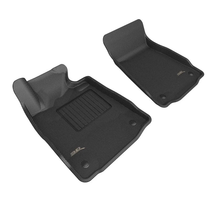 3D MAXpider 22-24 Nissan Z Kagu Black Floor Mat - Row 1 - Main Product View