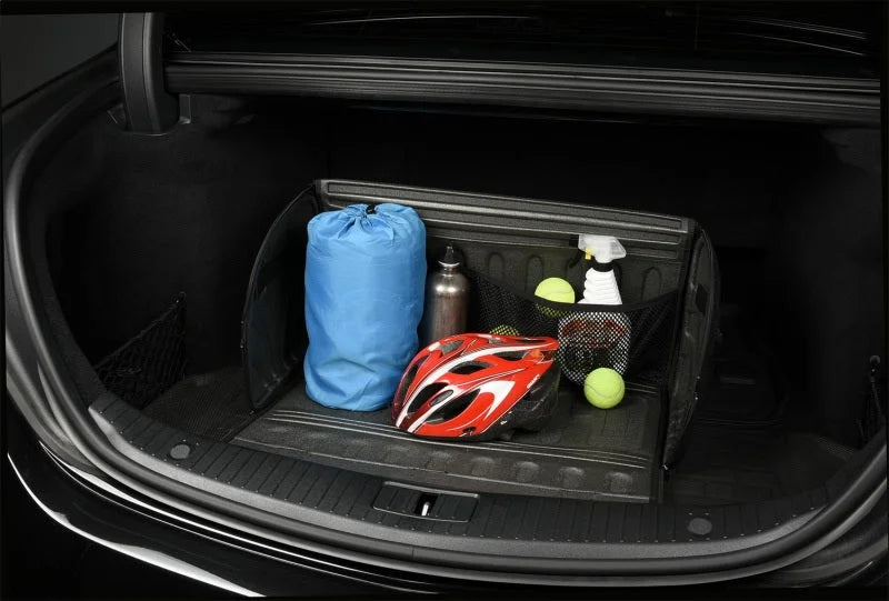 3D MAXpider 27.5in x 12in x 12.5in 3D Handy Trunk Carbon Fiber - Black - Back View