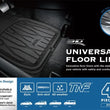 Load image into Gallery viewer, 3D MAXpider 777-1 Universal Kagu Black Mat 4pcs (Size: L Front L 28in x W 21in Rear L 20in x 21in) - Back View