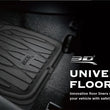 Load image into Gallery viewer, 3D MAXpider 777-1 Universal Kagu Black Mat 4pcs (Size: L Front L 28in x W 21in Rear L 20in x 21in) - Installation View