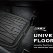 Load image into Gallery viewer, 3D MAXpider 777-1 Universal Kagu Black Mat 4pcs (Size: L Front L 28in x W 21in Rear L 20in x 21in) - Installation View