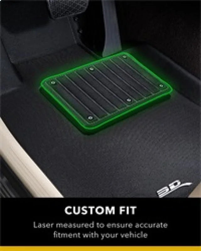 3D MAXpider Friction Ex-Plus 10.4in x 7.8in Heel Pad w/ Hardware - Side View