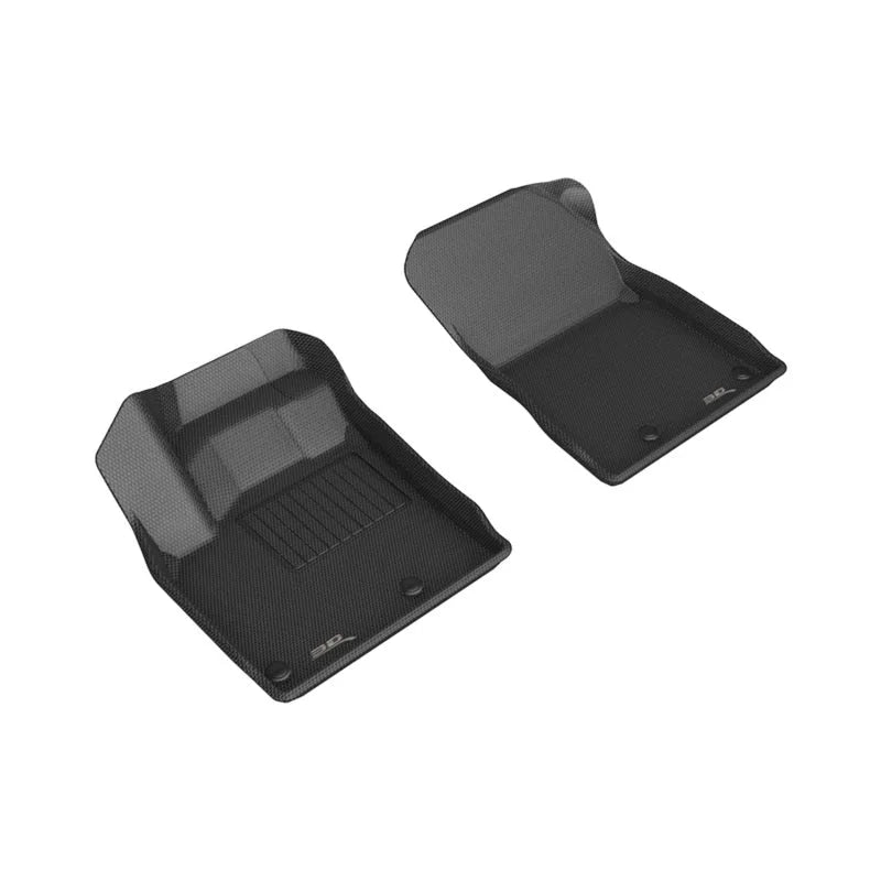 3D MAXpider Kagu 1st Row Floormat - Black fits 2023-2026 Nissan Rogue - Main Product View