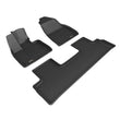 Load image into Gallery viewer, 3D MAXpider Kagu 1st and 2nd Row Floormats - Black fits 2025-2026 Polestar 3 - Main Product View