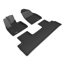 Load image into Gallery viewer, 3D MAXpider Kagu 1st and 2nd Row Floormats - Black fits 2025-2026 Polestar 3 - Main Product View