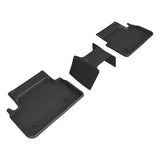 3D MAXpider Kagu 2nd Row Floormat - Black fits 2024-2026 BMW 5 Series / 2024-2025 BMW 530I / 2024-2025 BMW 530I Xdrive / 2024-2025 BMW 540I Xdrive / 2025 BMW 550E Xdrive