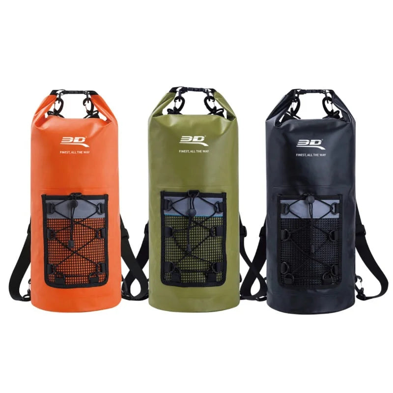 3D MAXpider Roll-Top Dry Bag Backpack - Army Green - Additional View 5